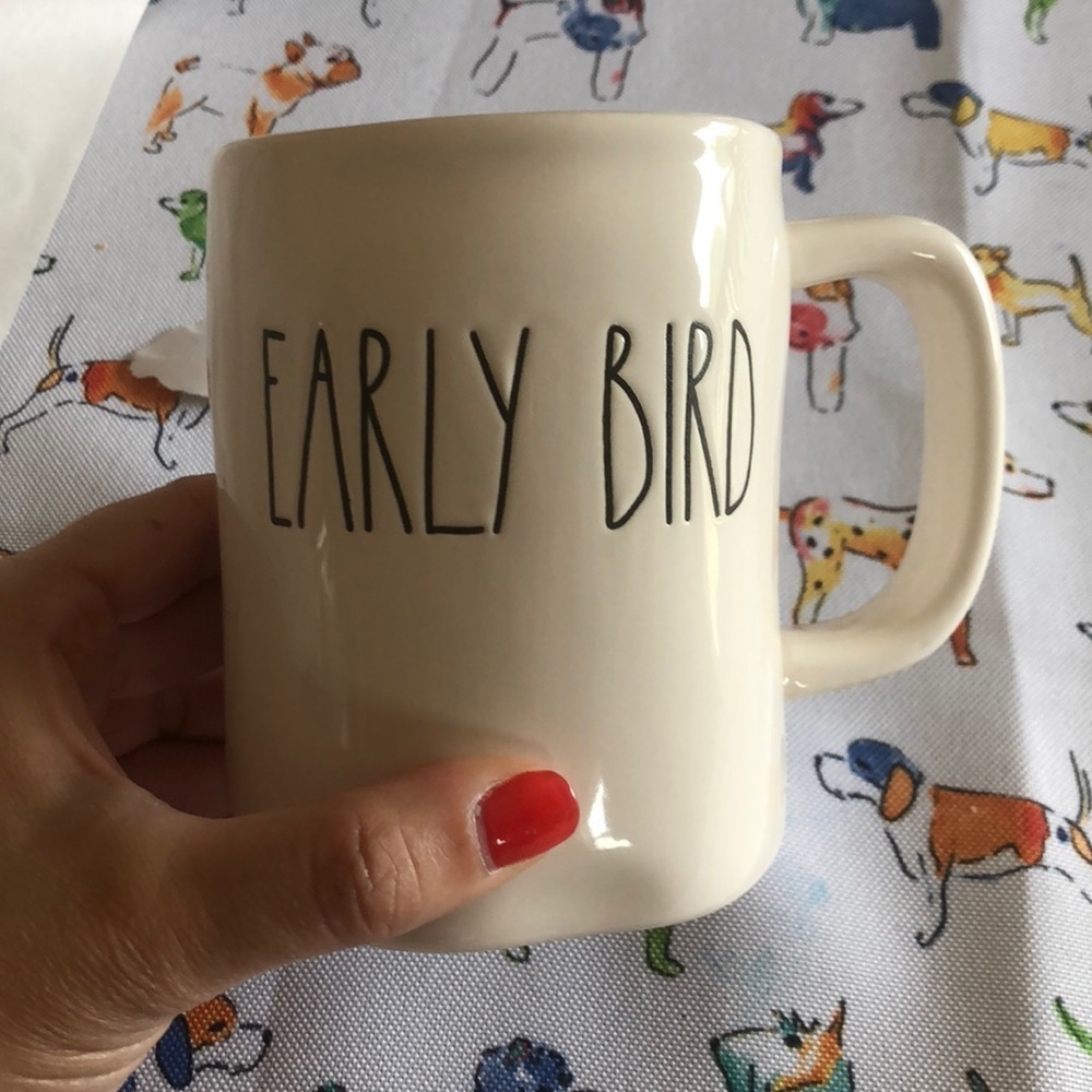New! Rae Dunn Early Bird Mug